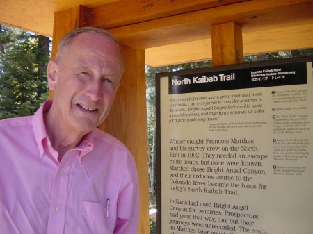 E - Your hero at N. Kaibab Trail trailhead.JPG