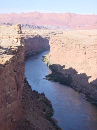 ZP - Marble Canyon from Navajo Bridge, the Colorado, Vermillion Cliffs.JPG